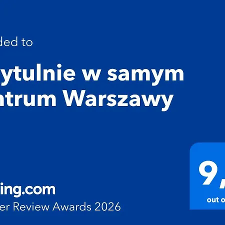 Przytulnie W Samym Centrum Warszawy Appartamento